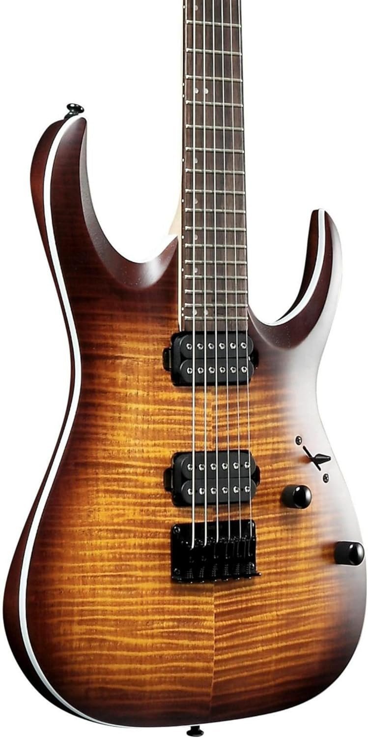 Ibanez RGA42FM Elec Gtr Dragon Eye Burst Flat