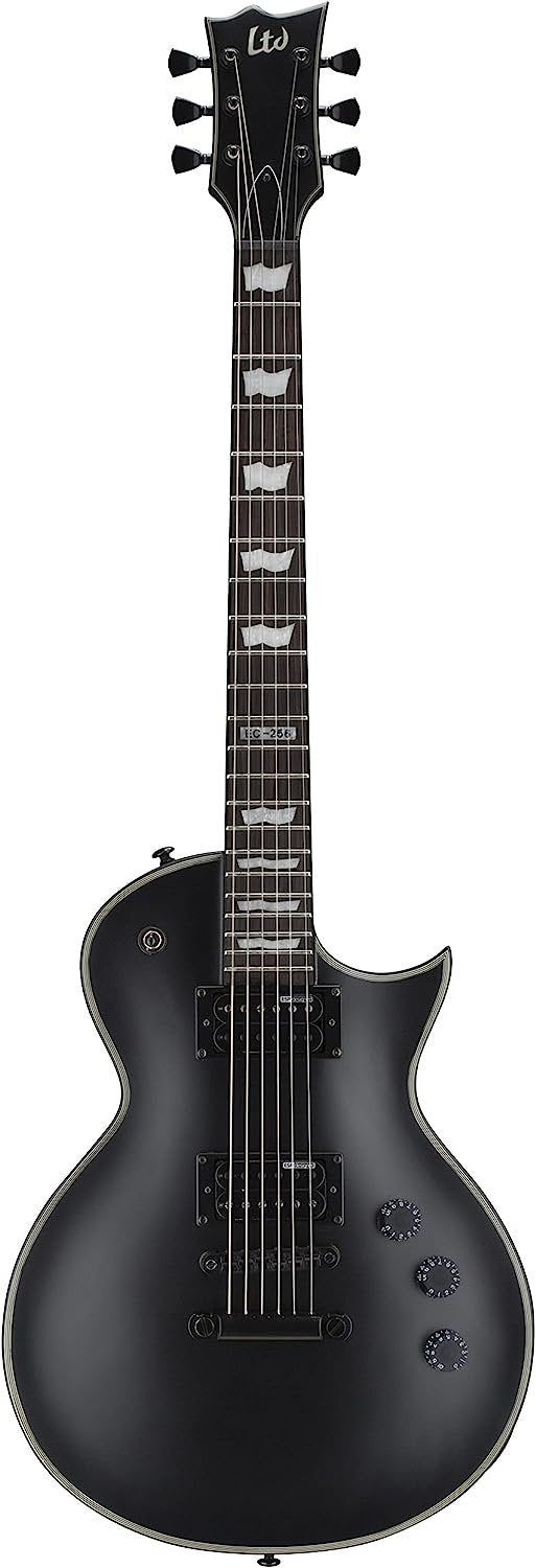 ESP LTD EC-256 Electric Guitar, Black Satin