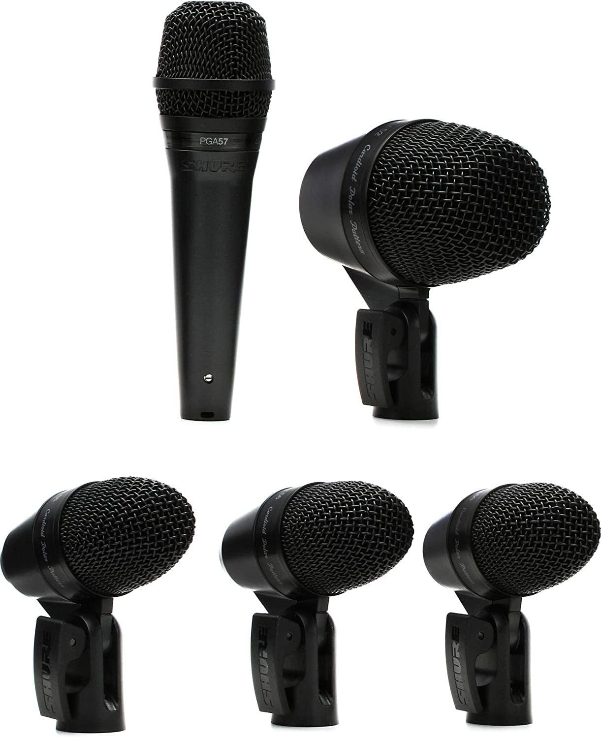 Shure 5-Piece Drum Microphone Kit (PGADRUMKIT5)