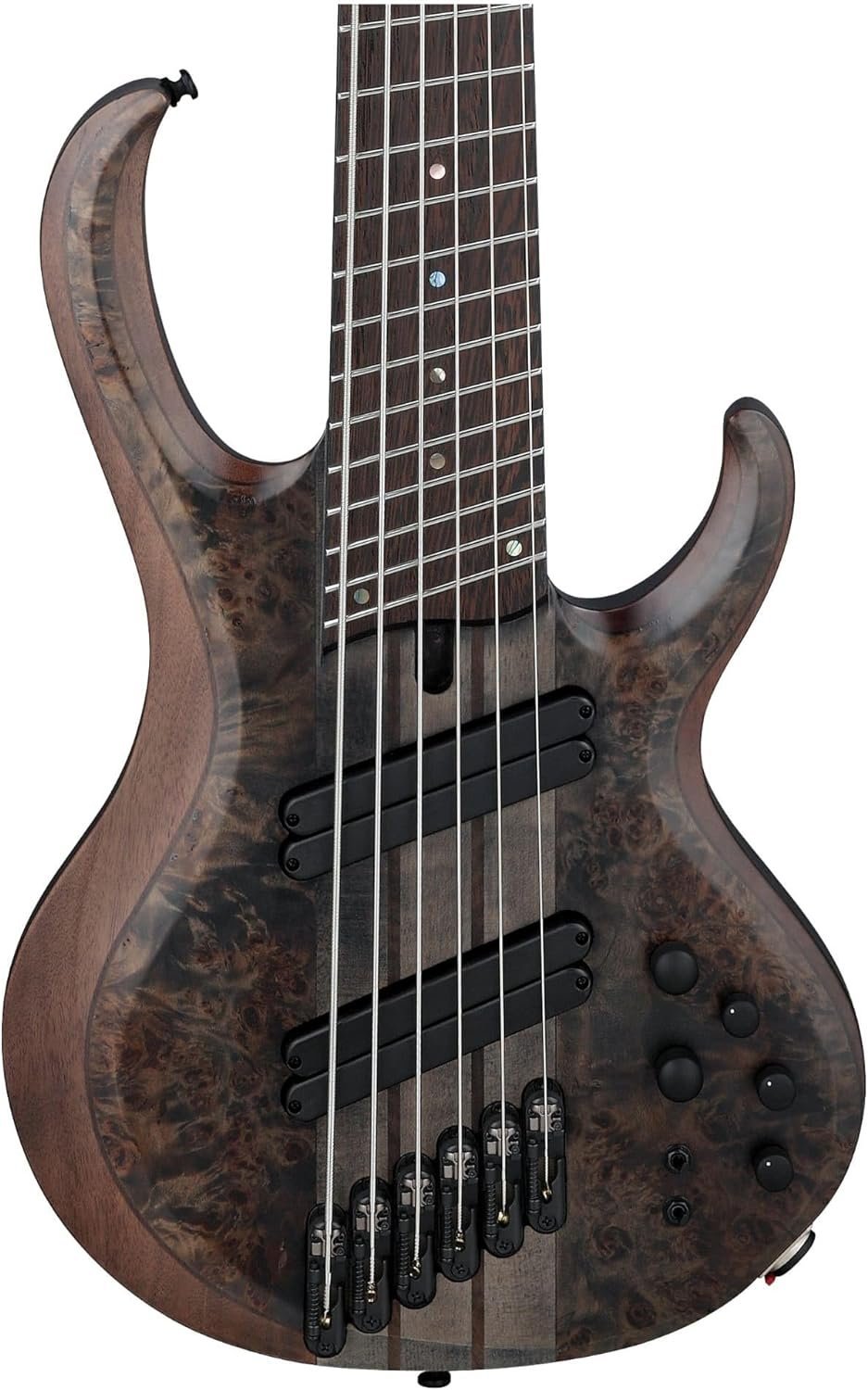 Ibanez BTB806MSTGF 6-String Electric Bass Transparent Gray Flat)