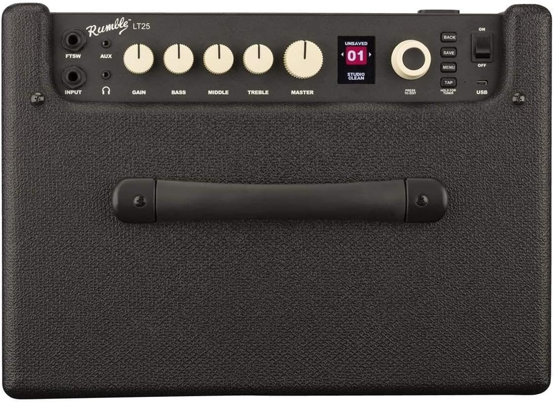 Fender Rumble LT25 Bass Amplifier, black, with 2-Year Warranty