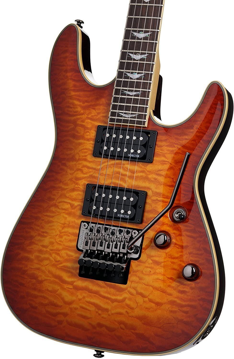 Schecter Omen Extreme-FR Electric Guitar, Vintage Sunburst