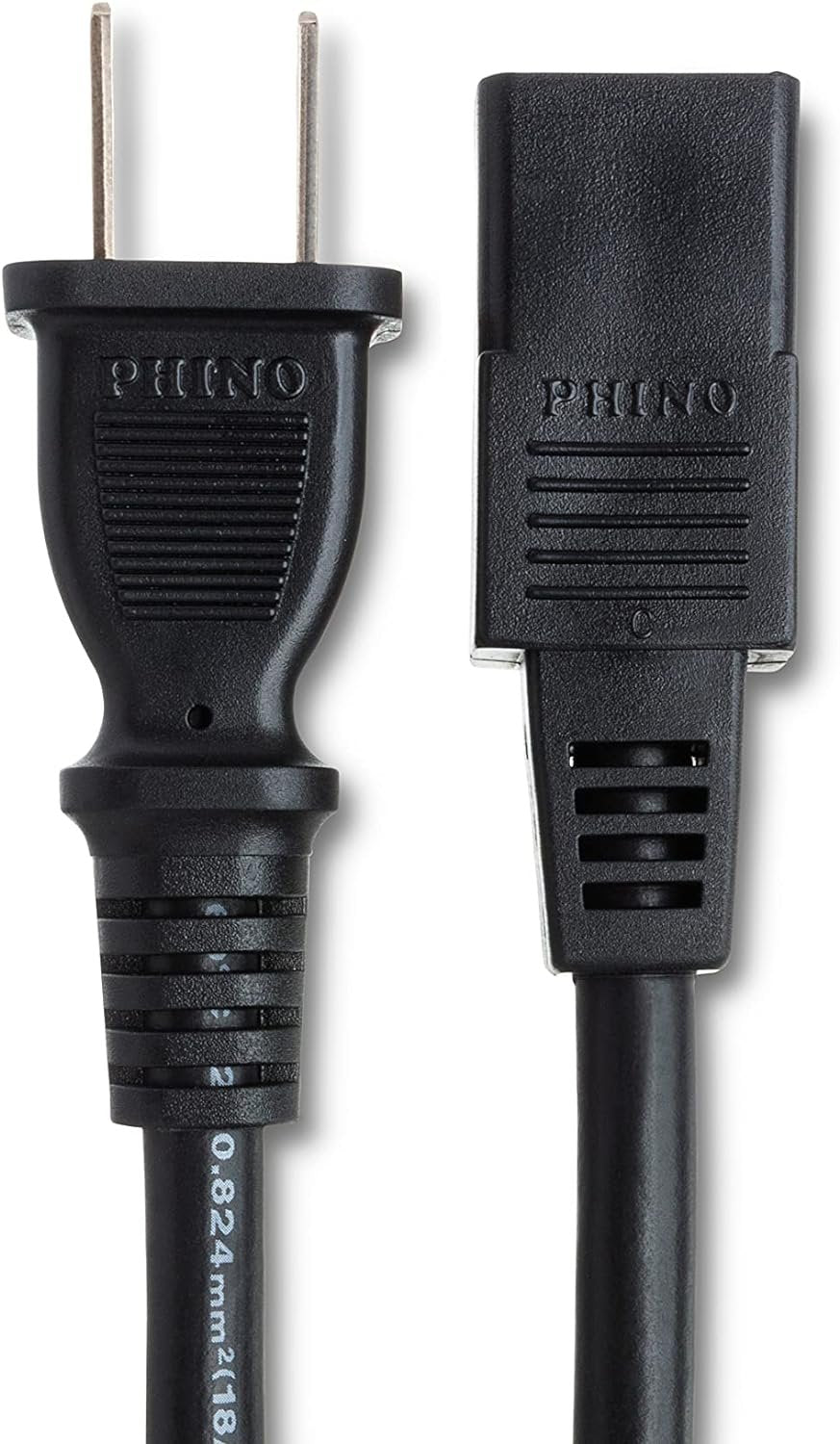 Hosa PWC-178 IEC C9 to NEMA 1-15P Power Cord, 8 Feet