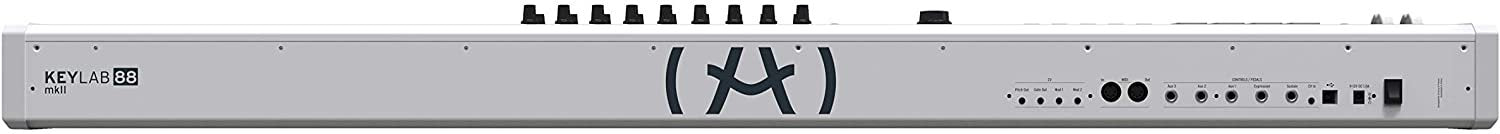Arturia KeyLab 88 MkII Hammer-Action MIDI Controller and Software, White Version II