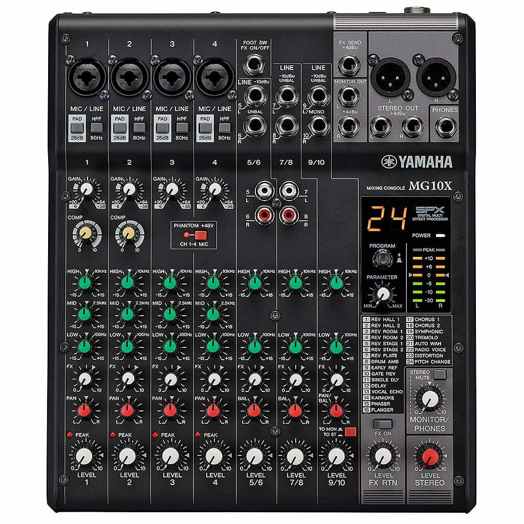 Yamaha MG10X CV 10-Input Audio Mixer With SPX Effects
