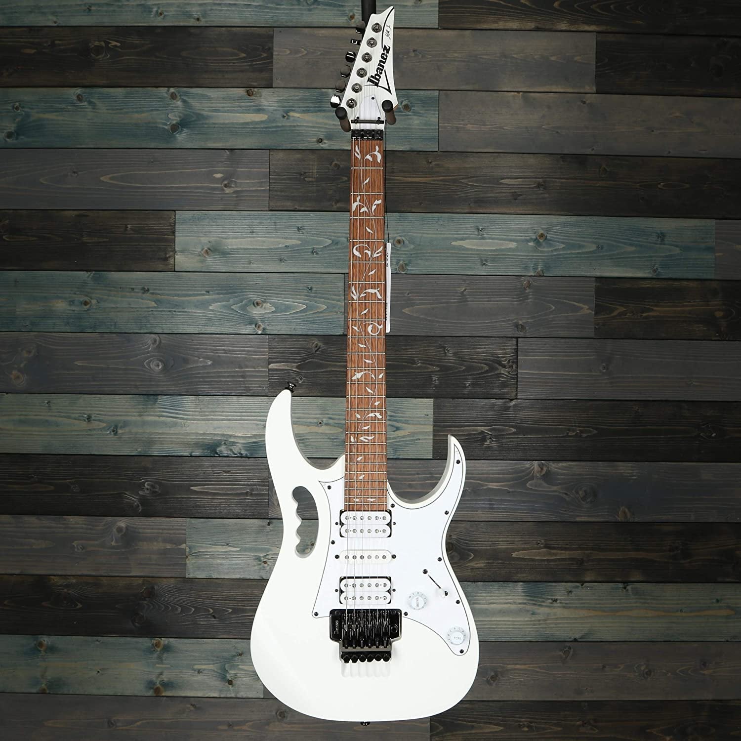 Ibanez JEMJRWH Steve Vai Signature 6-String Electric Guitar - White