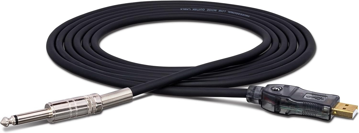 Hosa USQ TRACKLINK Guitar to USB Interface 1/4 Inch TS to USB Type A