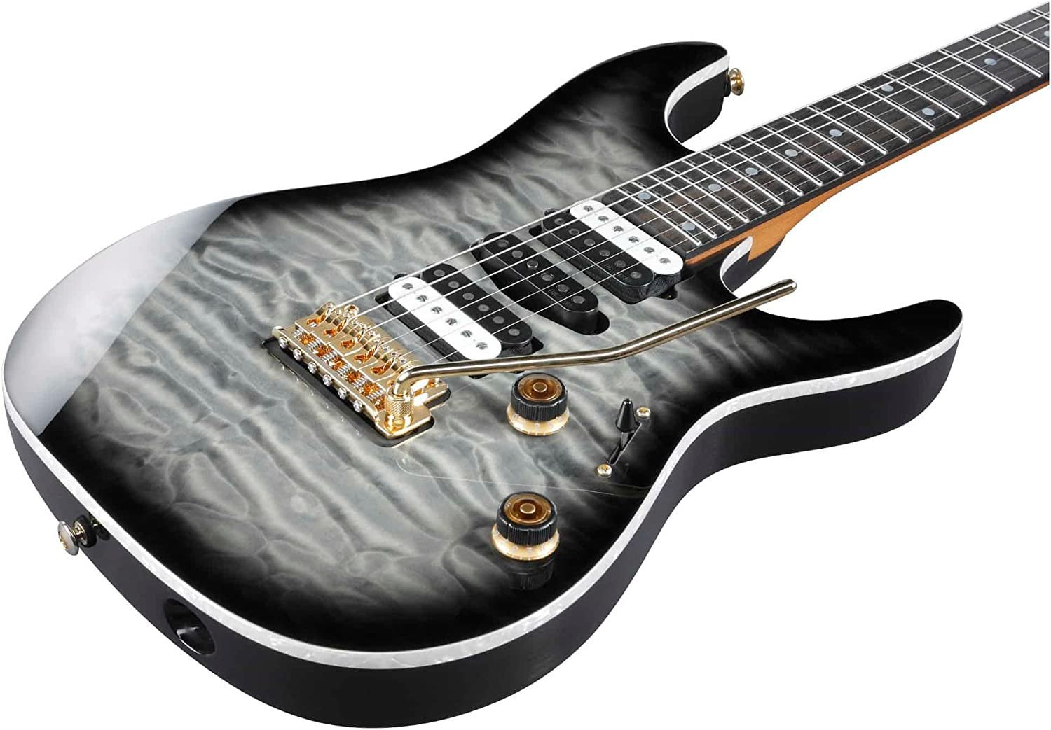 Ibanez AZ47P1QM Premium Black Ice Burst