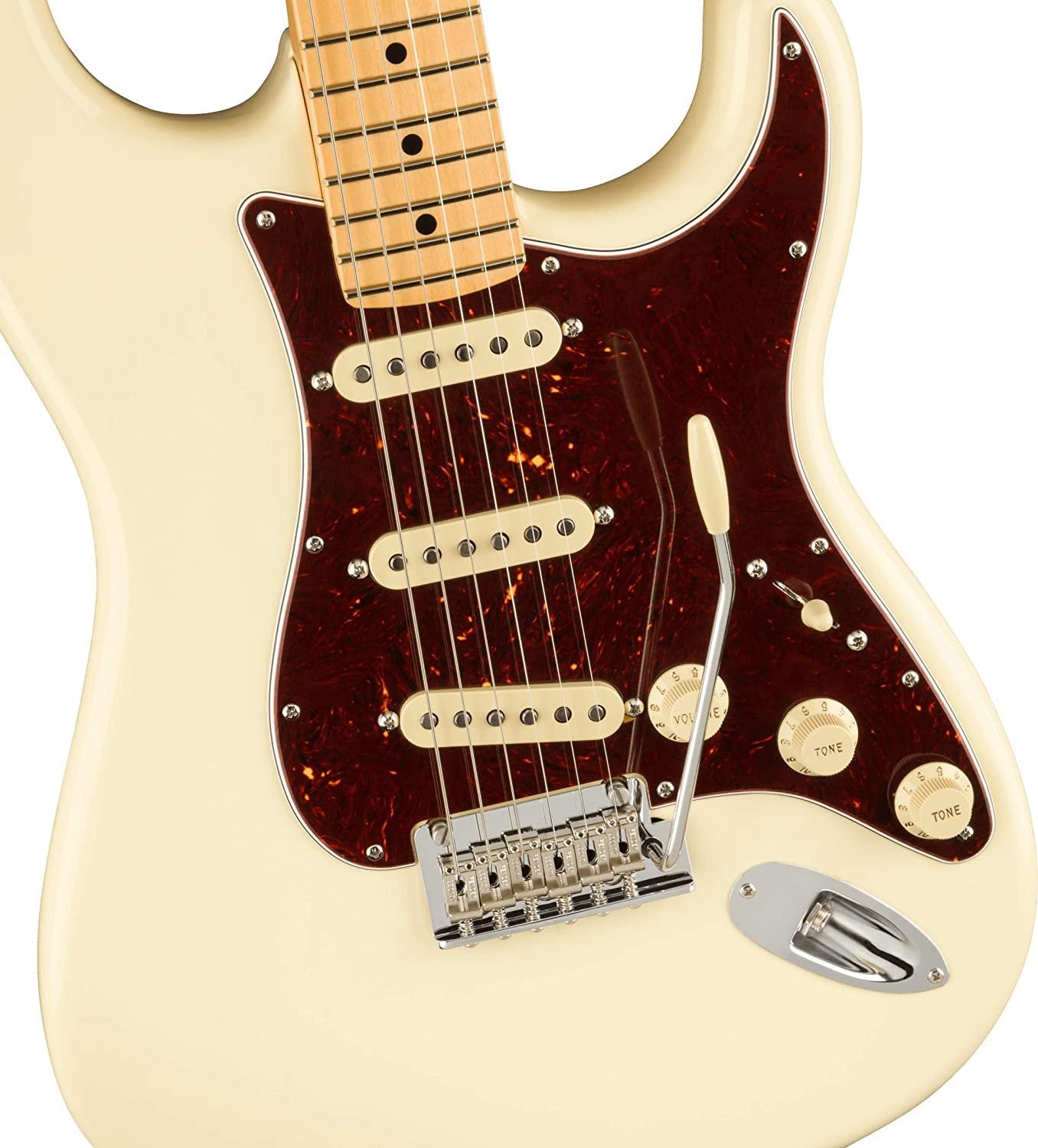 Fender American Professional II Stratocaster MN Olympic White w/Hardshell Case