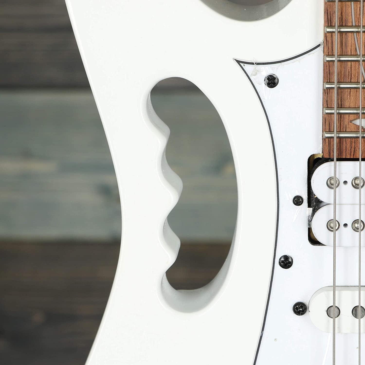 Ibanez JEMJRWH Steve Vai Signature 6-String Electric Guitar - White