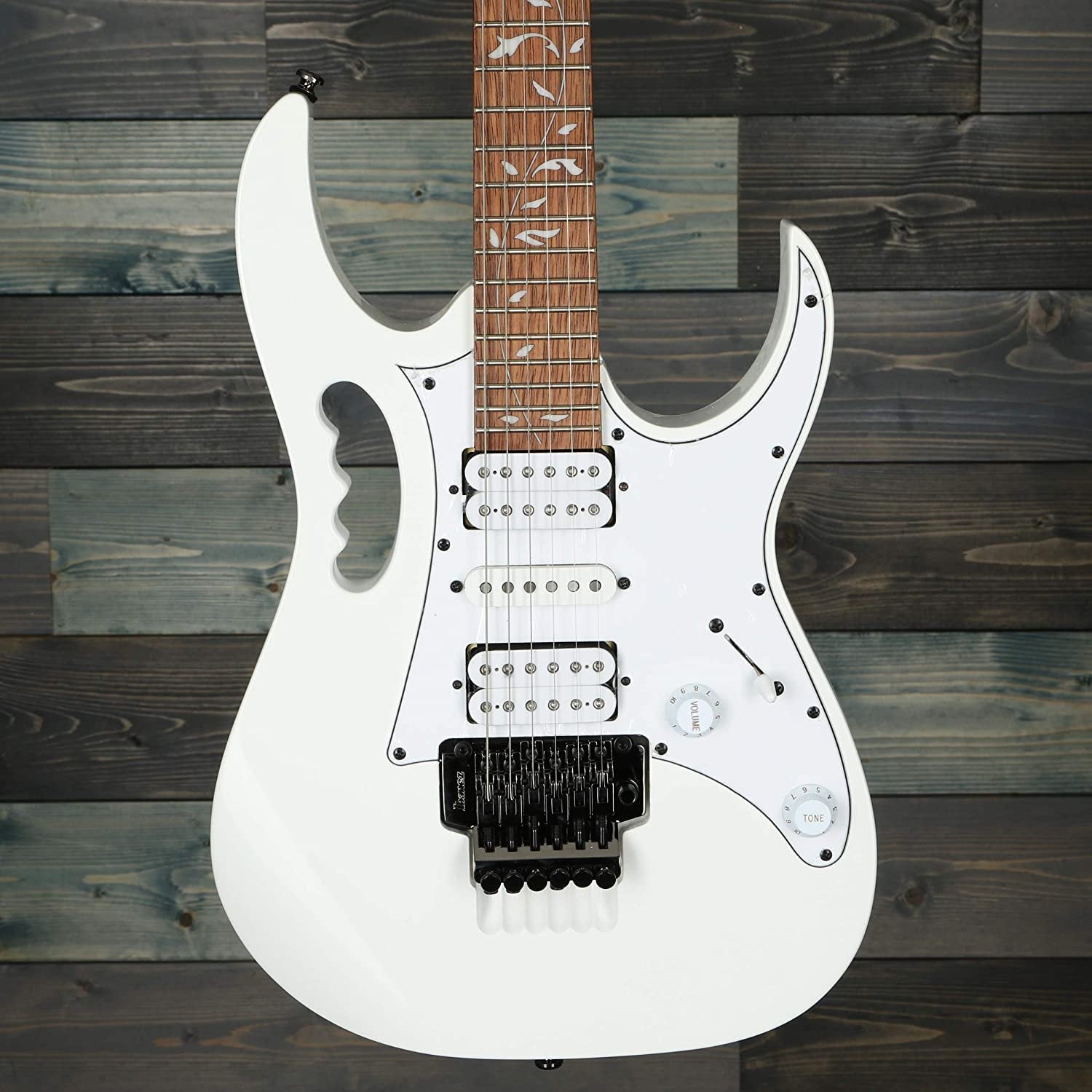Ibanez JEMJRWH Steve Vai Signature 6-String Electric Guitar - White - Open Box