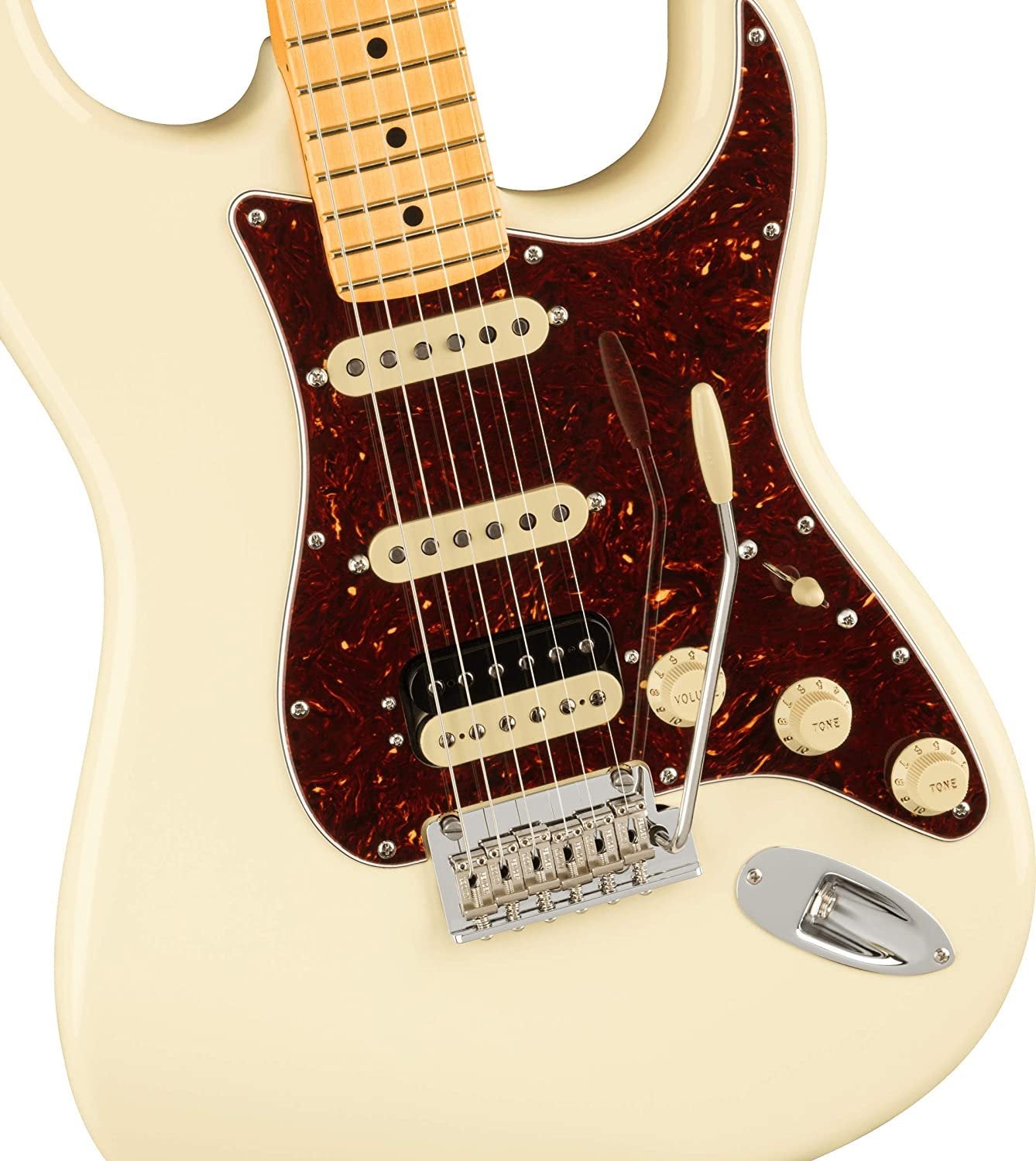 Fender American Professional II Stratocaster HSS - Olympic White with Maple Fingerboard