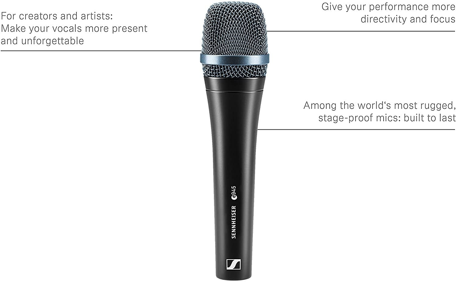 Sennheiser e945 Supercardioid Dynamic Handheld Mic