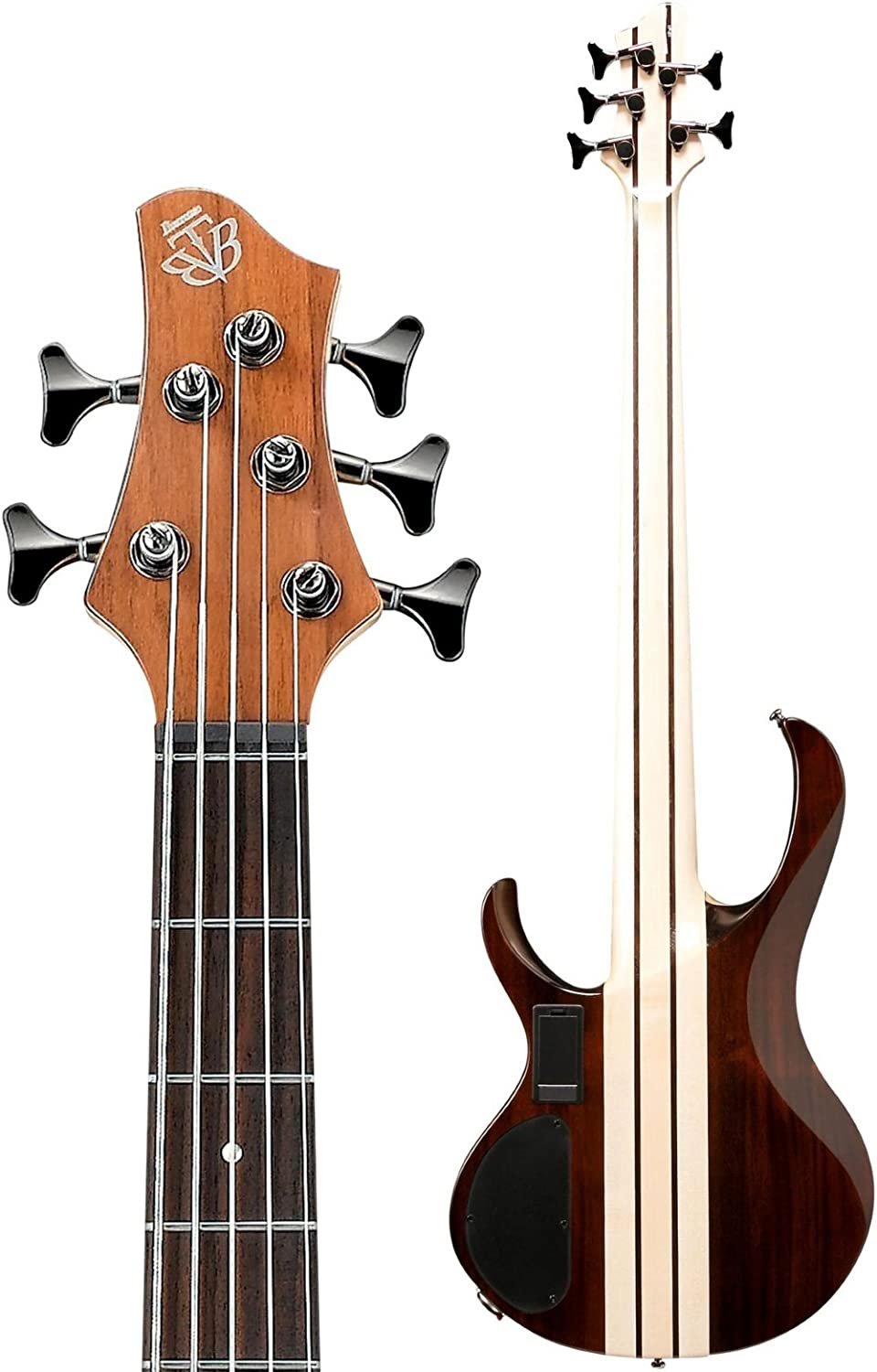 Ibanez BTB745 5-String Electric Bass Guitar Low Gloss Natural