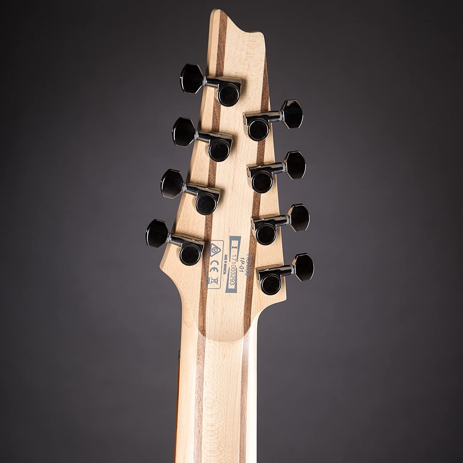 Ibanez RGMS8 Multiscale 8-String Electric Guitar (Black)