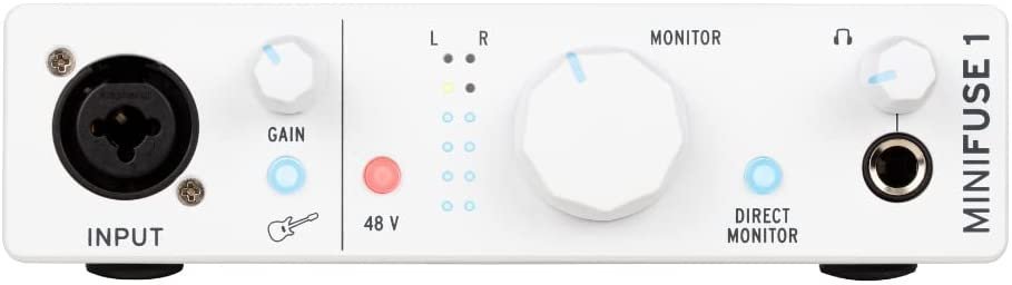 Arturia MiniFuse 1 USB-C Audio Interface - White