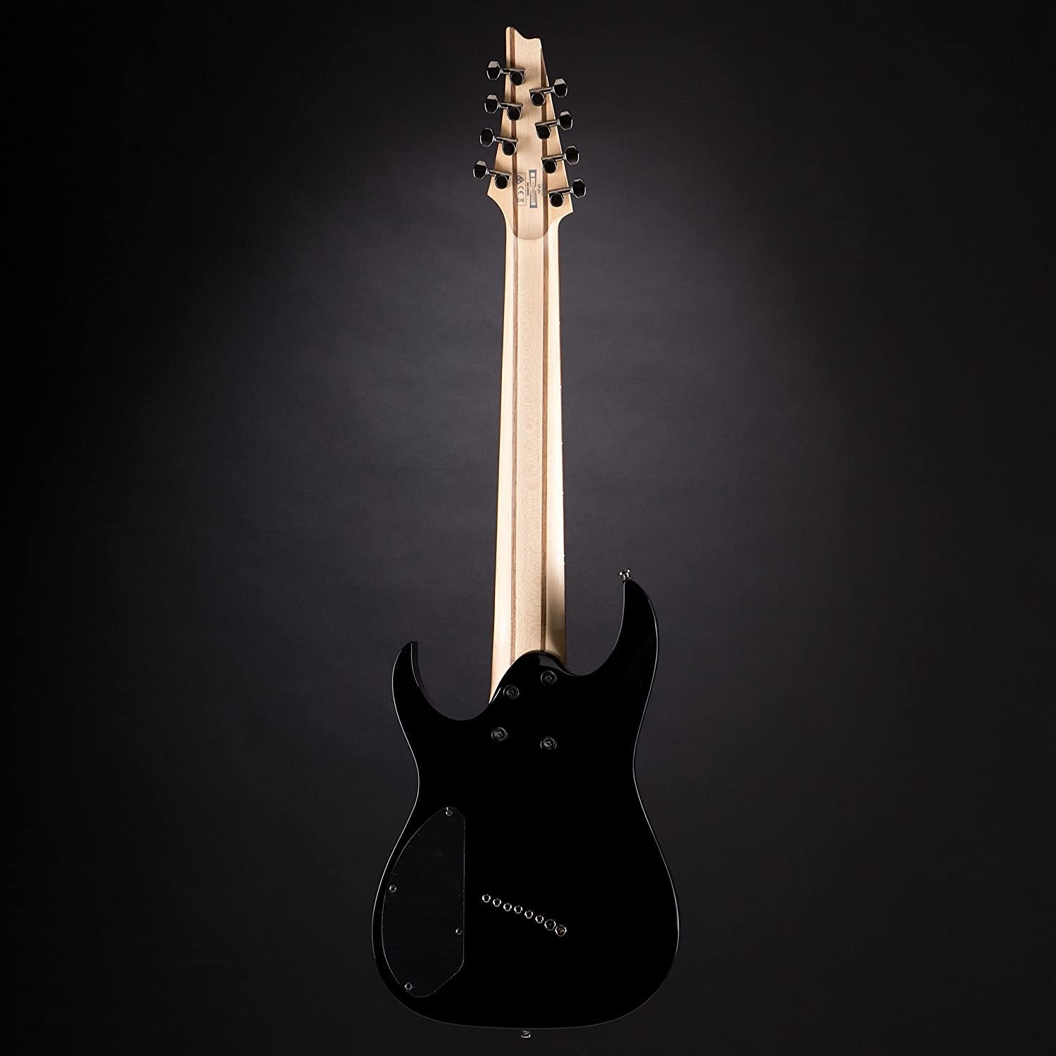 Ibanez RGMS8 Multiscale 8-String Electric Guitar (Black)