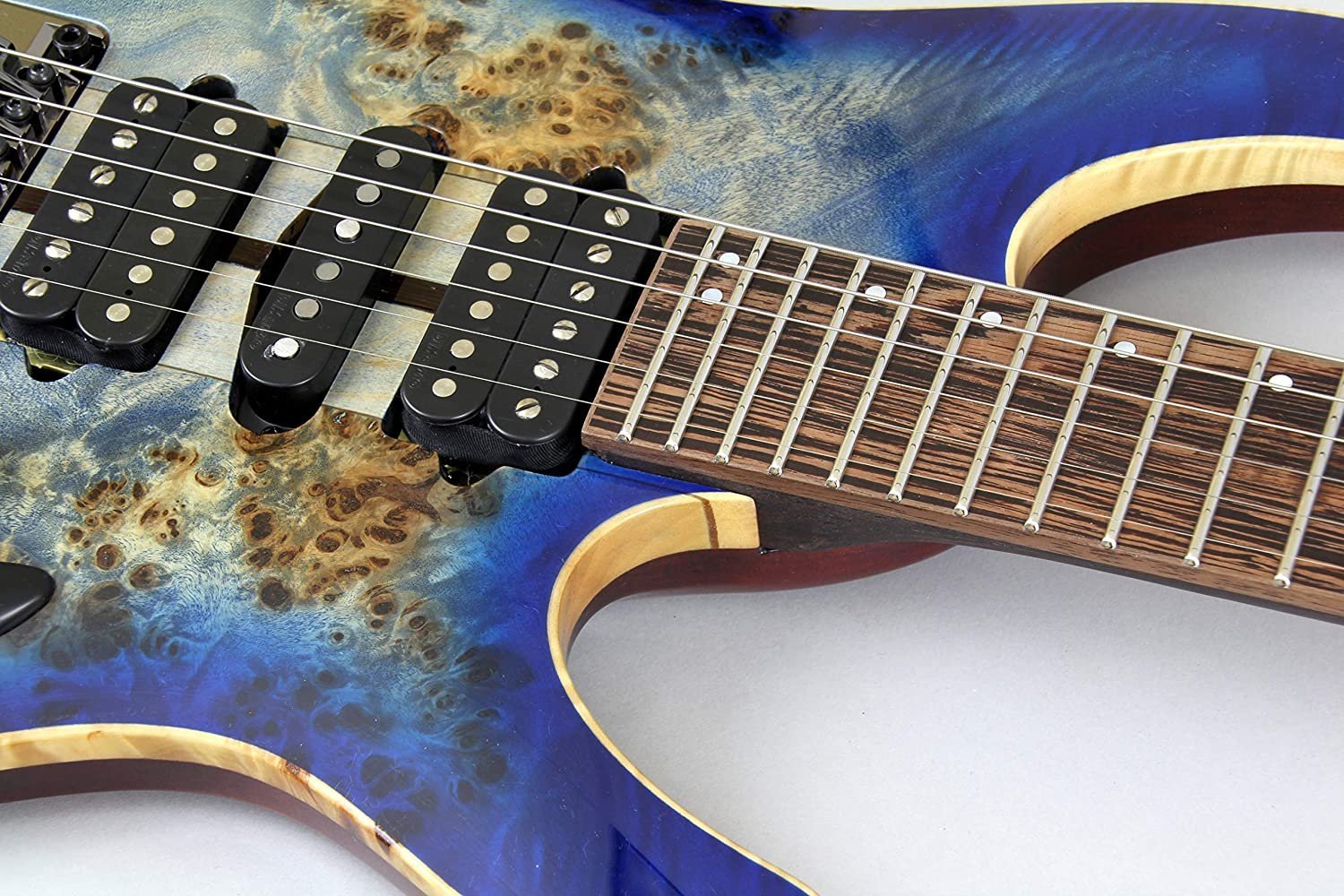 Ibanez S Premium S1070PBZ Electric Guitar Cerulean Blue Burst