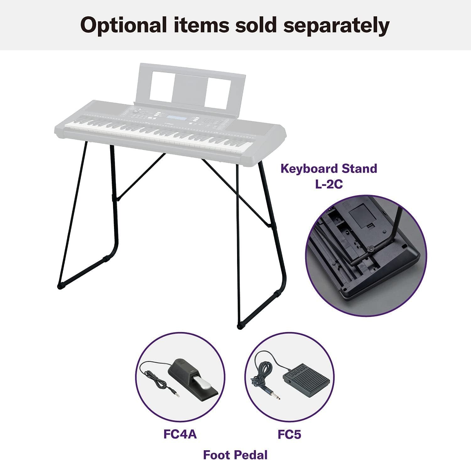 Yamaha PSRE373 61-Key Touch Sensitive Portable Keyboard with PA130 Power Adapter