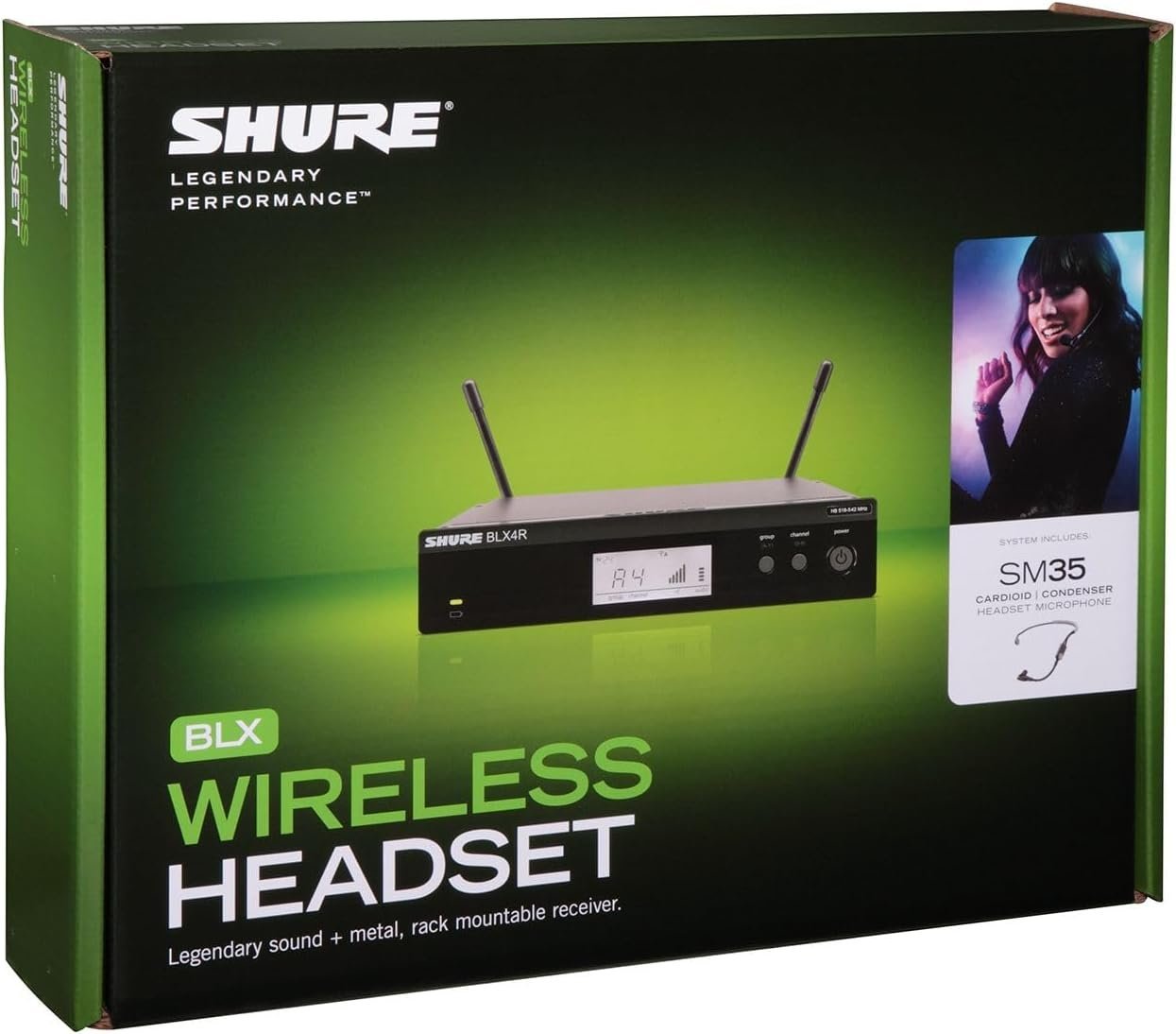 Shure BLX14R/SM35 UHF Wireless Microphone System H10 Band