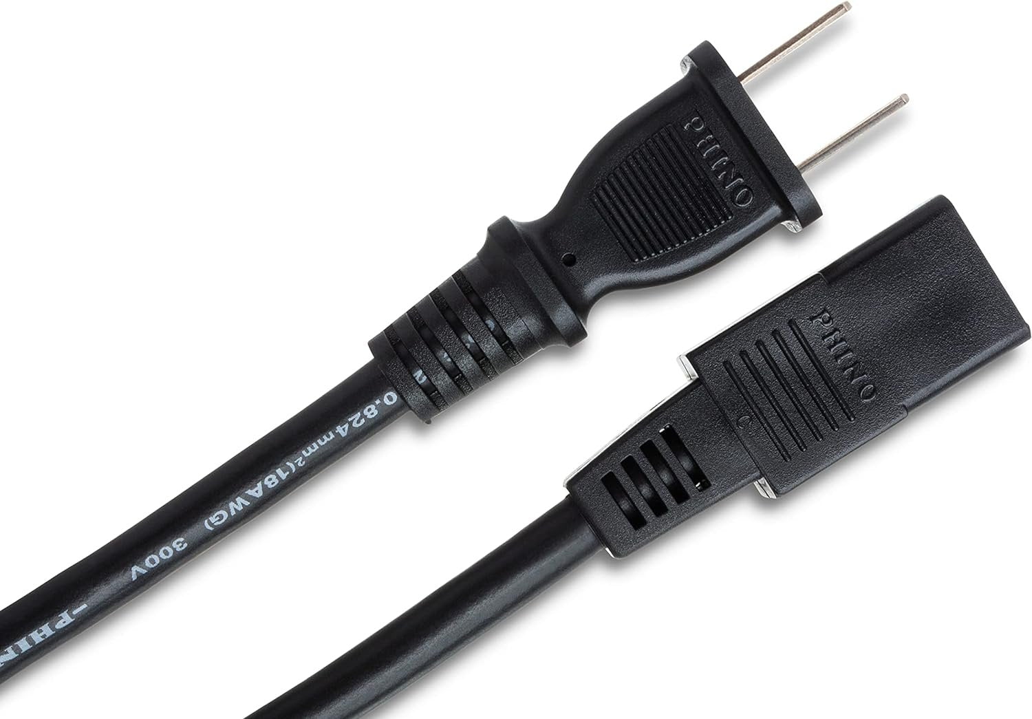 Hosa PWC-178 IEC C9 to NEMA 1-15P Power Cord, 8 Feet