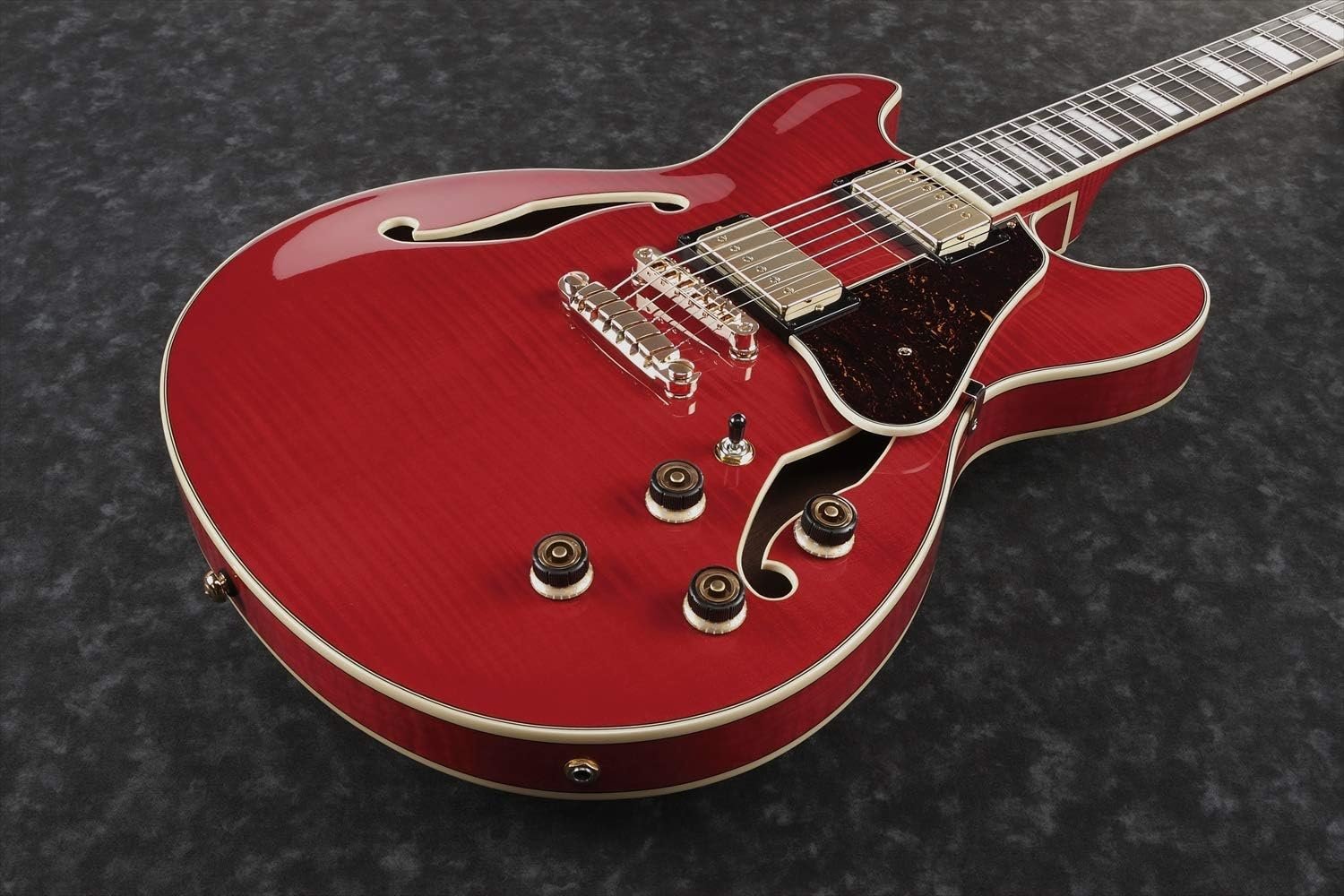 Ibanez AS93FM Artcore Expressionist Semi-Hollow Body Transparent Cherry Red