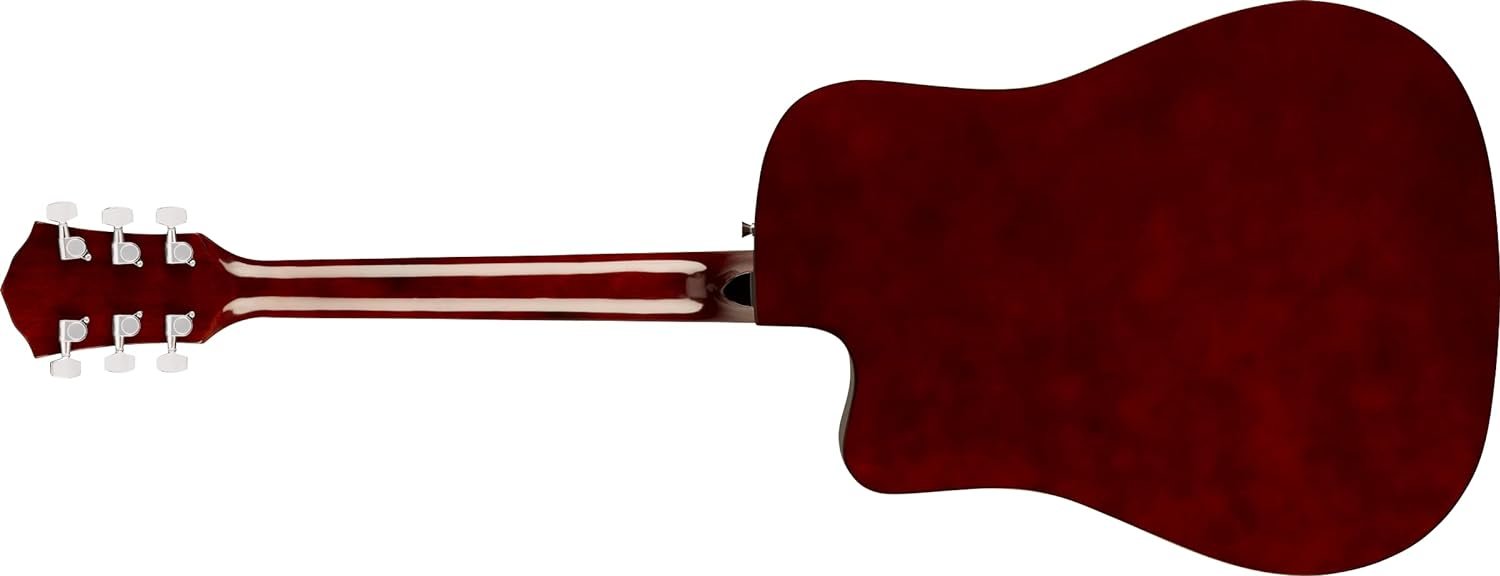 Fender FA-125CE Dreadnought Acoustic Guitar, with 2-Year Warranty, Natural