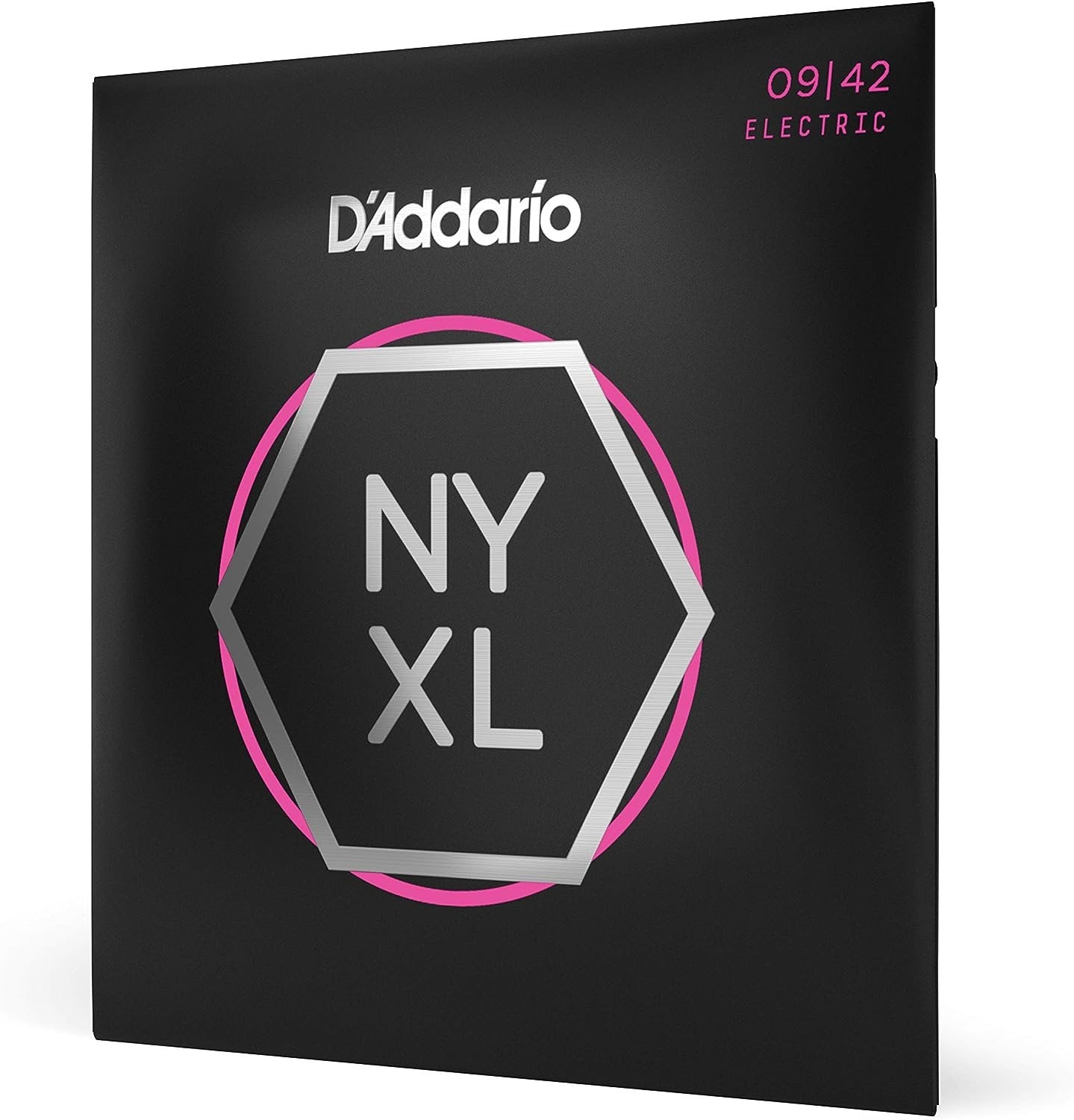 D'Addario Guitar Strings - NYXL Electric Guitar Strings - NYXL0942 - Unrivaled Strength, Tuning Stability, Enhanced Mid-Range - For 6 String Guitars - 09-42 Super Light