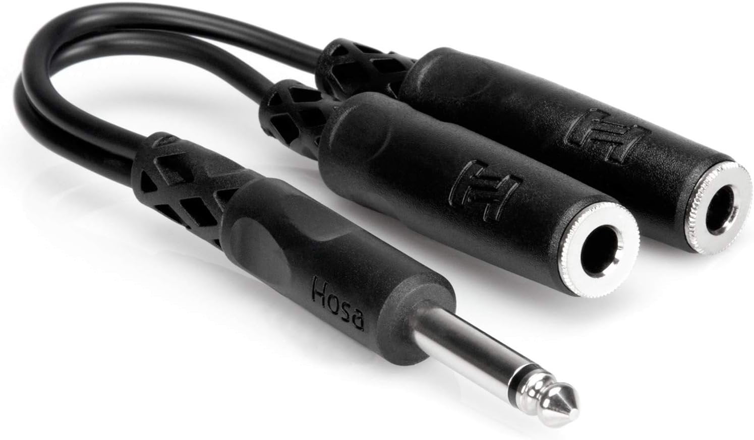 Hosa YPP-111 1/4" TS to Dual 1/4" TSF Y Cable