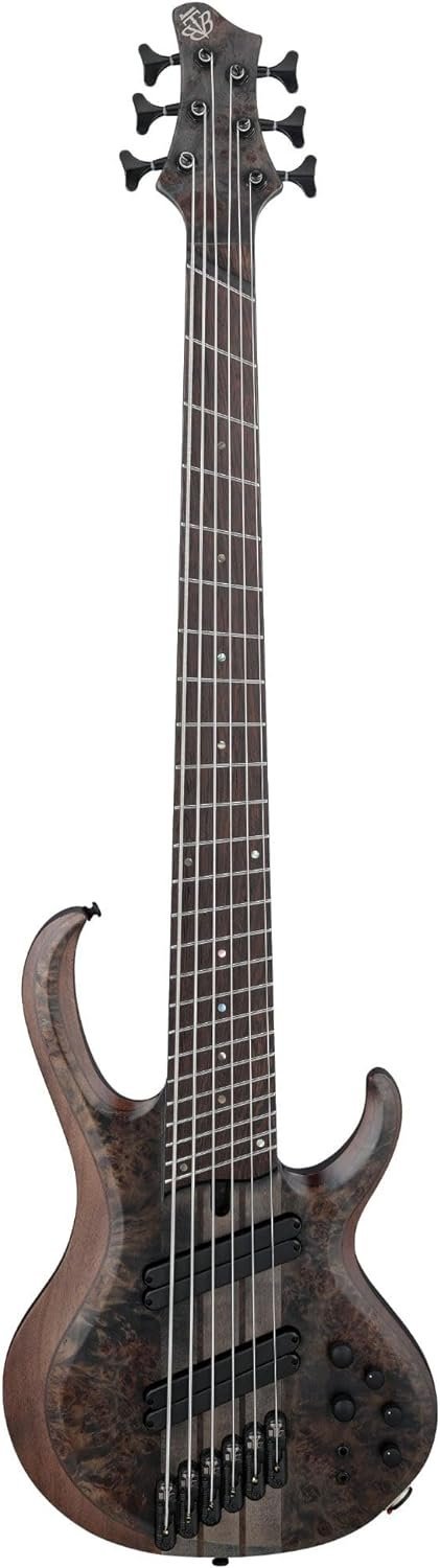 Ibanez BTB806MSTGF 6-String Electric Bass Transparent Gray Flat)