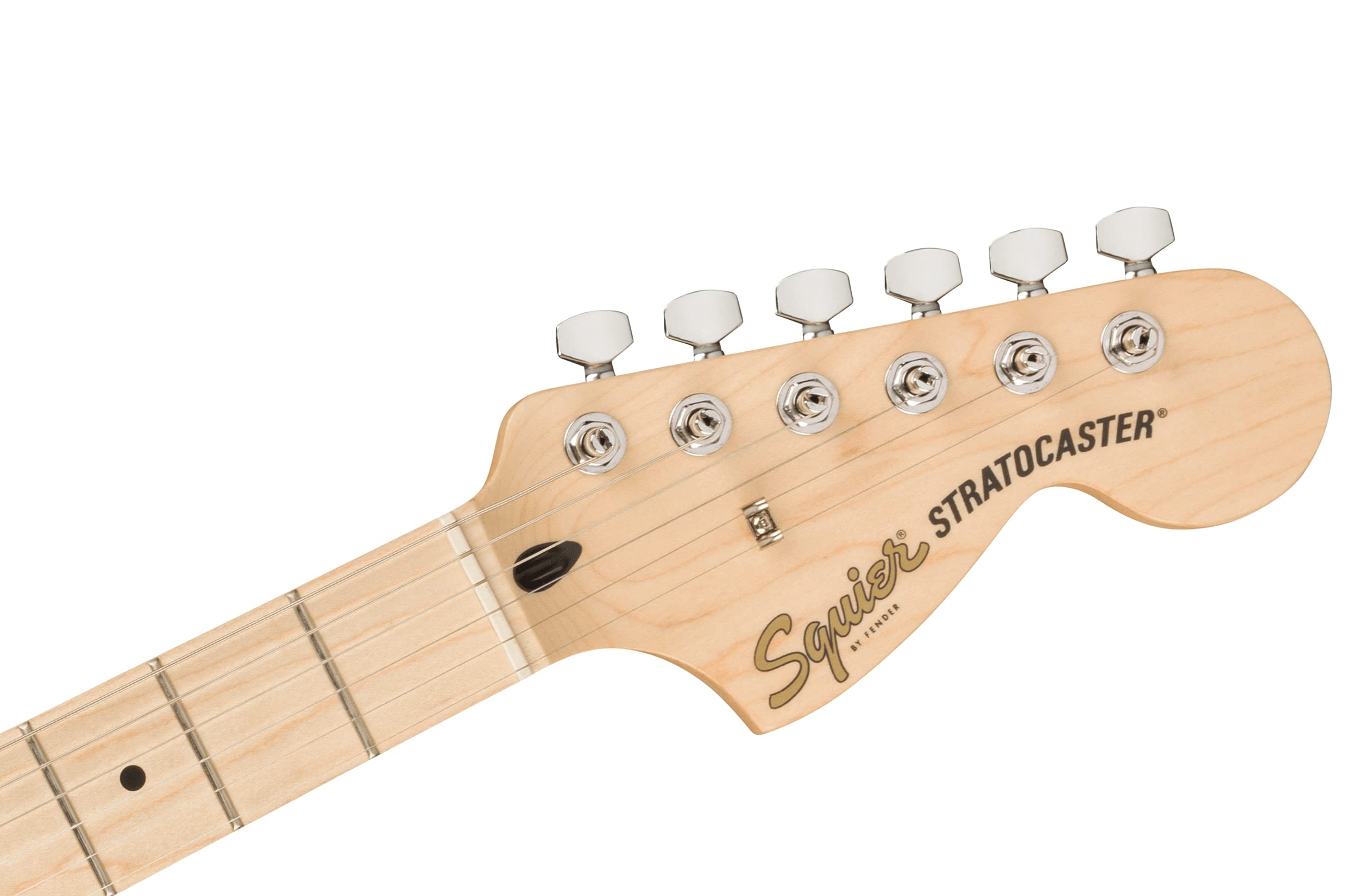 Squier Affinity Series Stratocaster Electric Guitar, with 2-Year Warranty, Black, Maple Fingerboard