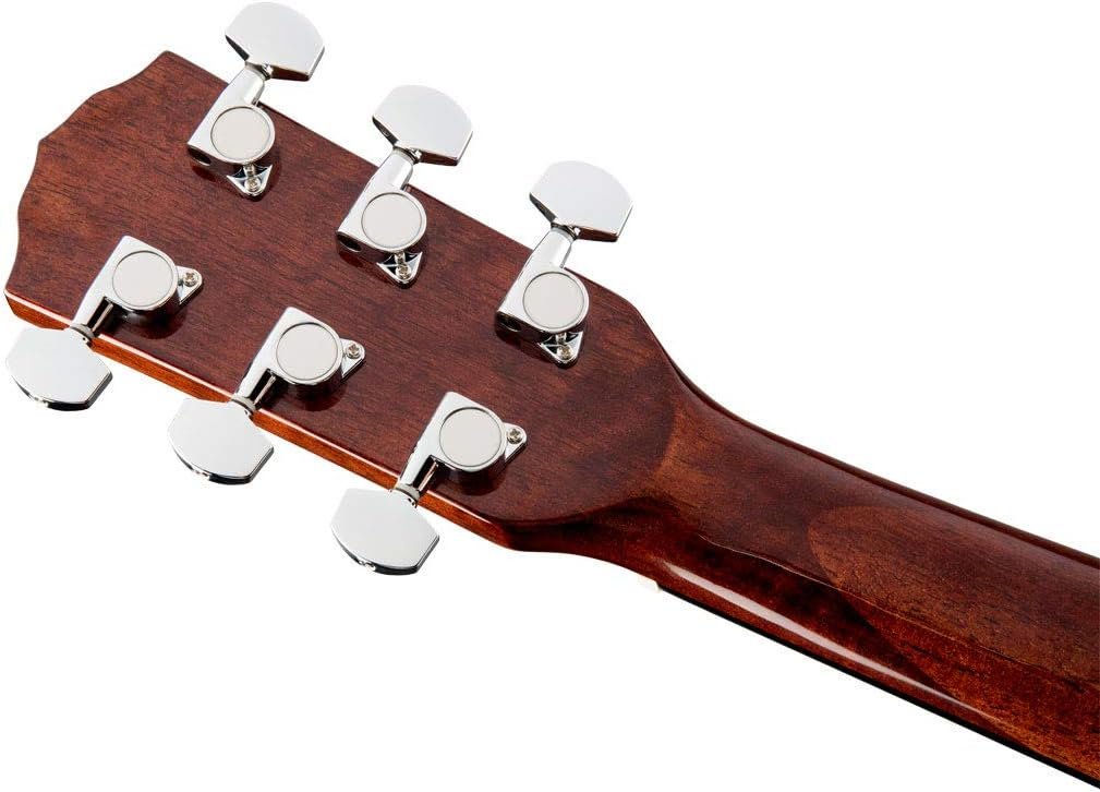 Fender CD-60SCE All-Mahogany Dreadnought Cutaway Acoustic Electric Guitar, with 2-Year Warranty, Fishman Pickup and Preamp System, Natural