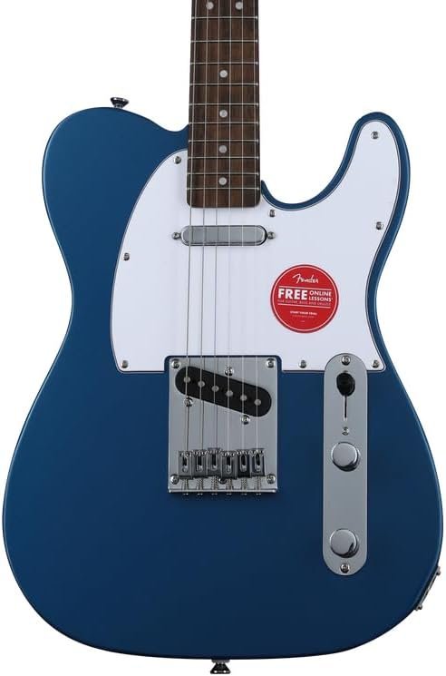 Squier Affinity Series Telecaster Electric Guitar, with 2-Year Warranty, Lake Placid Blue, Laurel Fingerboard