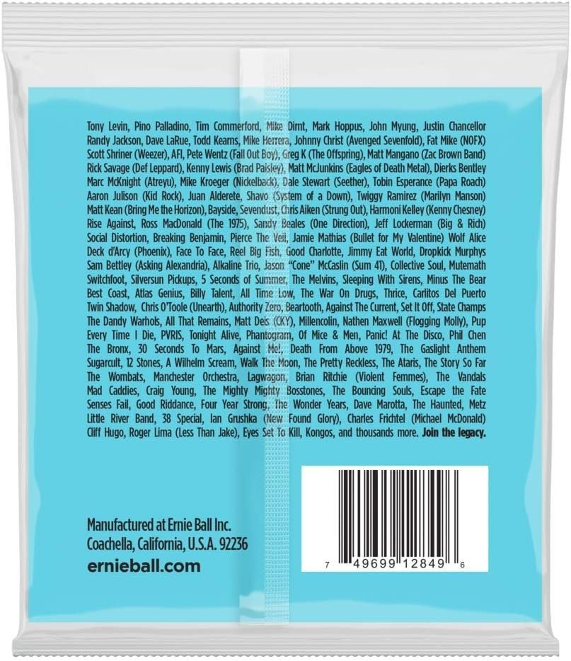 Ernie Ball Super Long Scale Slinky Nickel Wound Bass Guitar Strings, 45-105 Gauge (P02849)