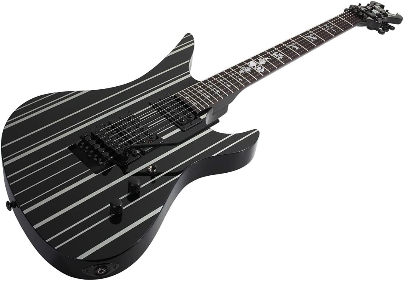Schecter 6 String Solid-Body Electric Guitar, Gloss Black (1739)