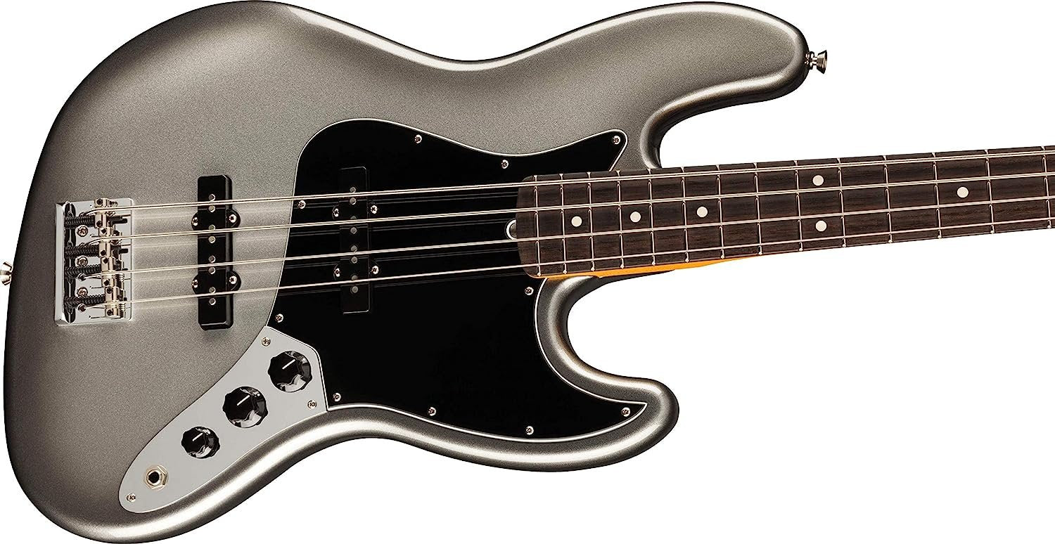 Fender American Professional II Jazz Bass, Mercury, Rosewood Fingerboard