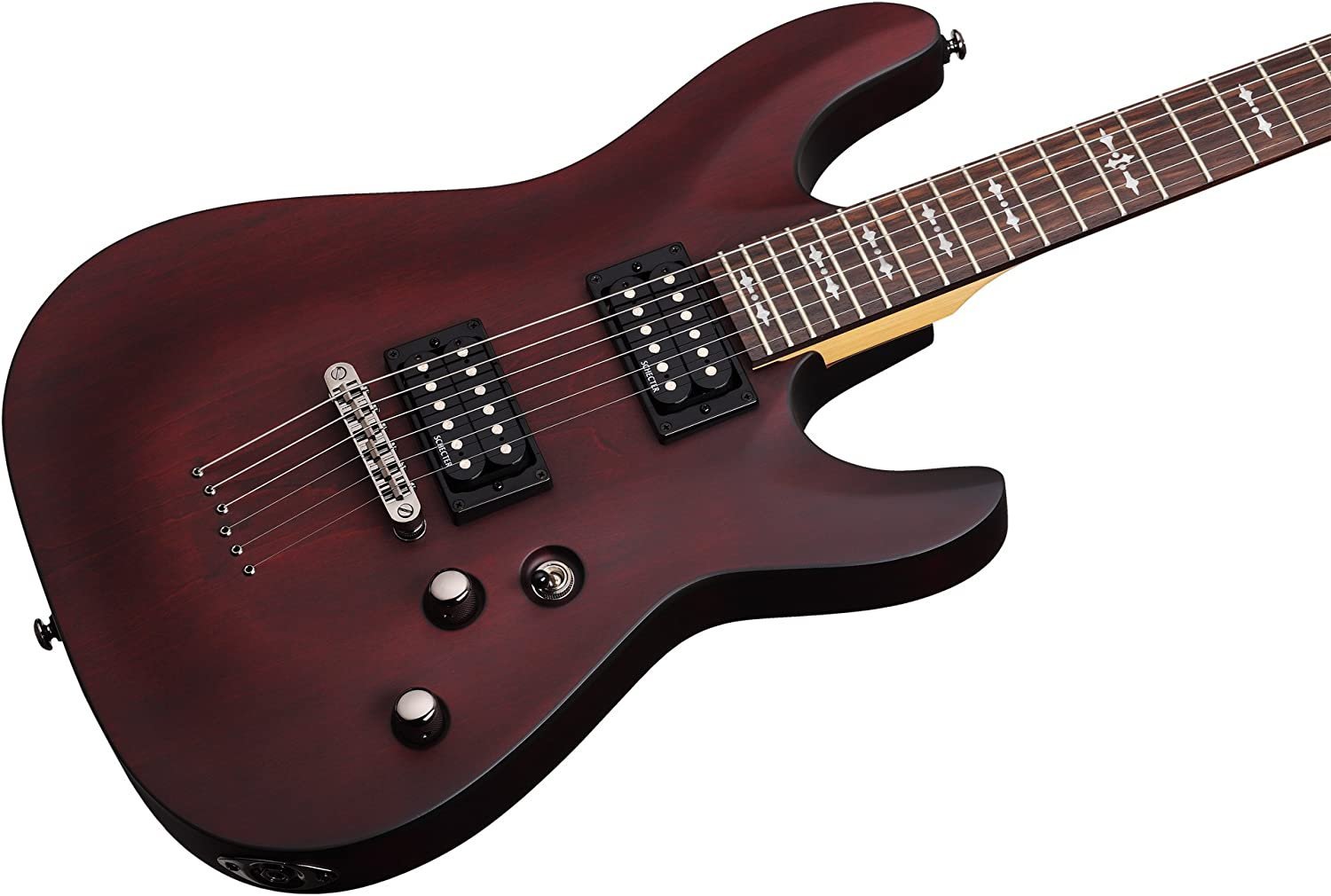 Schecter OMEN-6 6-String Electric Guitar, Black