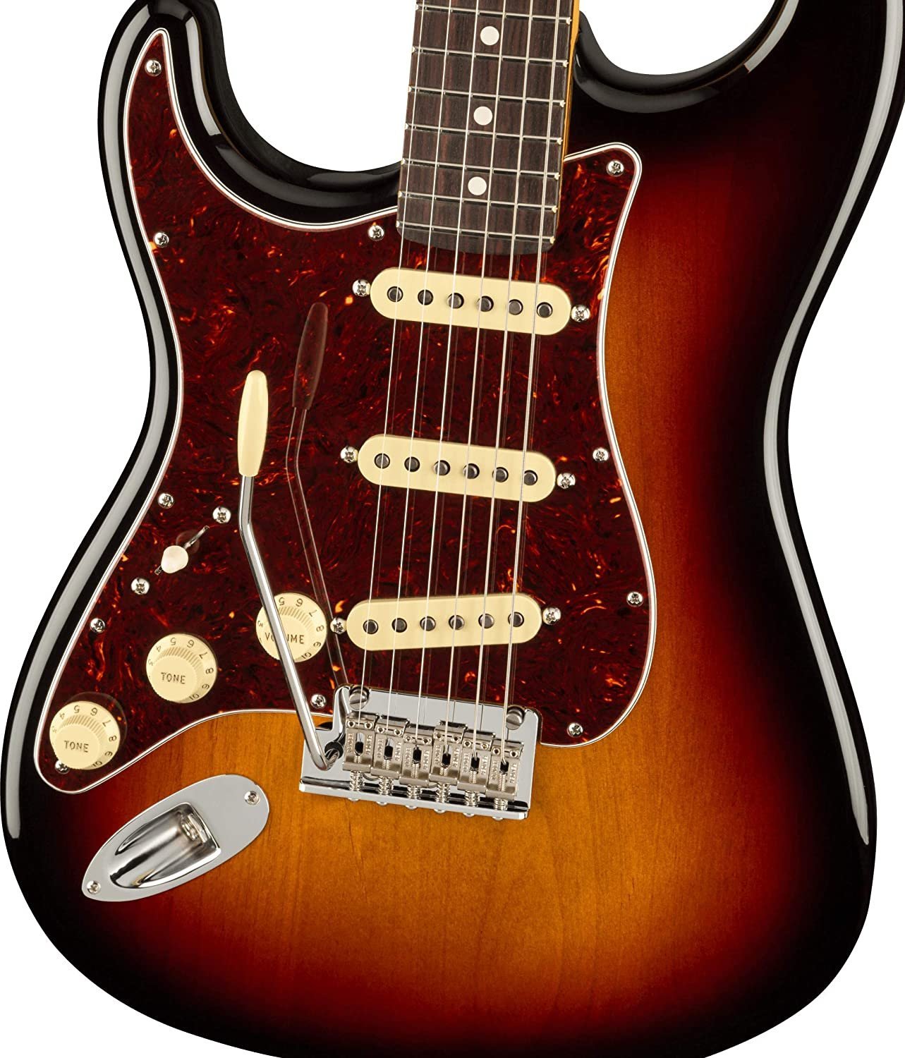 Fender American Professional II Stratocaster Left-handed - 3 Color Sunburst with Rosewood Fingerboard