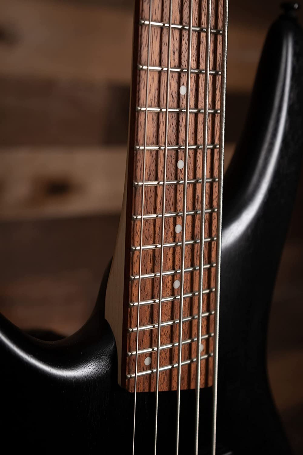 Ibanez Standard SR305EBL Left-handed Bass Guitar - Weathered Black