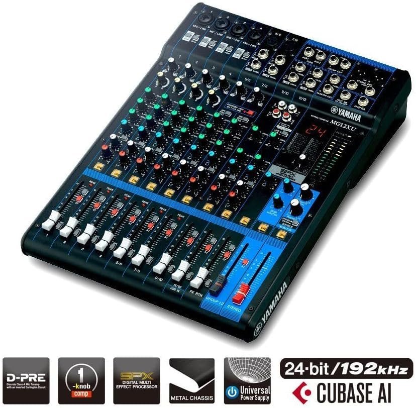 Yamaha MG12 12-Input 4-Bus Mixer