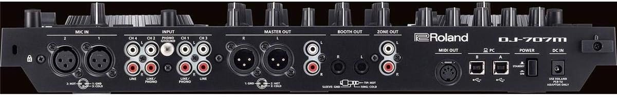 Roland DJ-707M Four-Channel, Four-Deck Serato DJ Controller