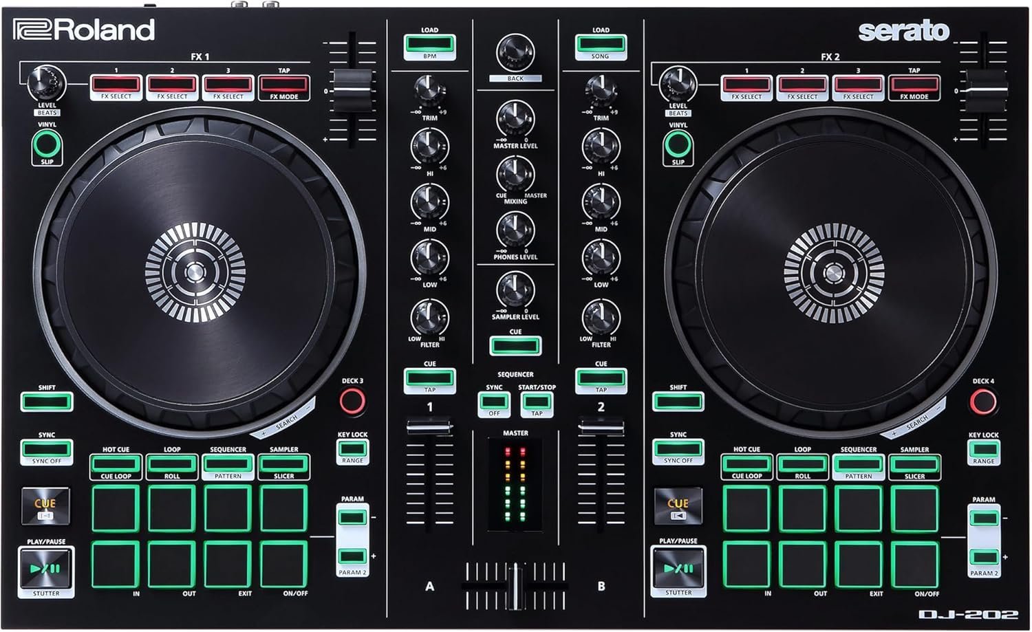 Roland DJ-202 Compact DJ Controller