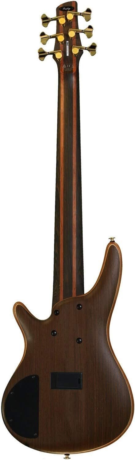 Ibanez Prestige SR5006 6-String Electric Bass Guitar Natural