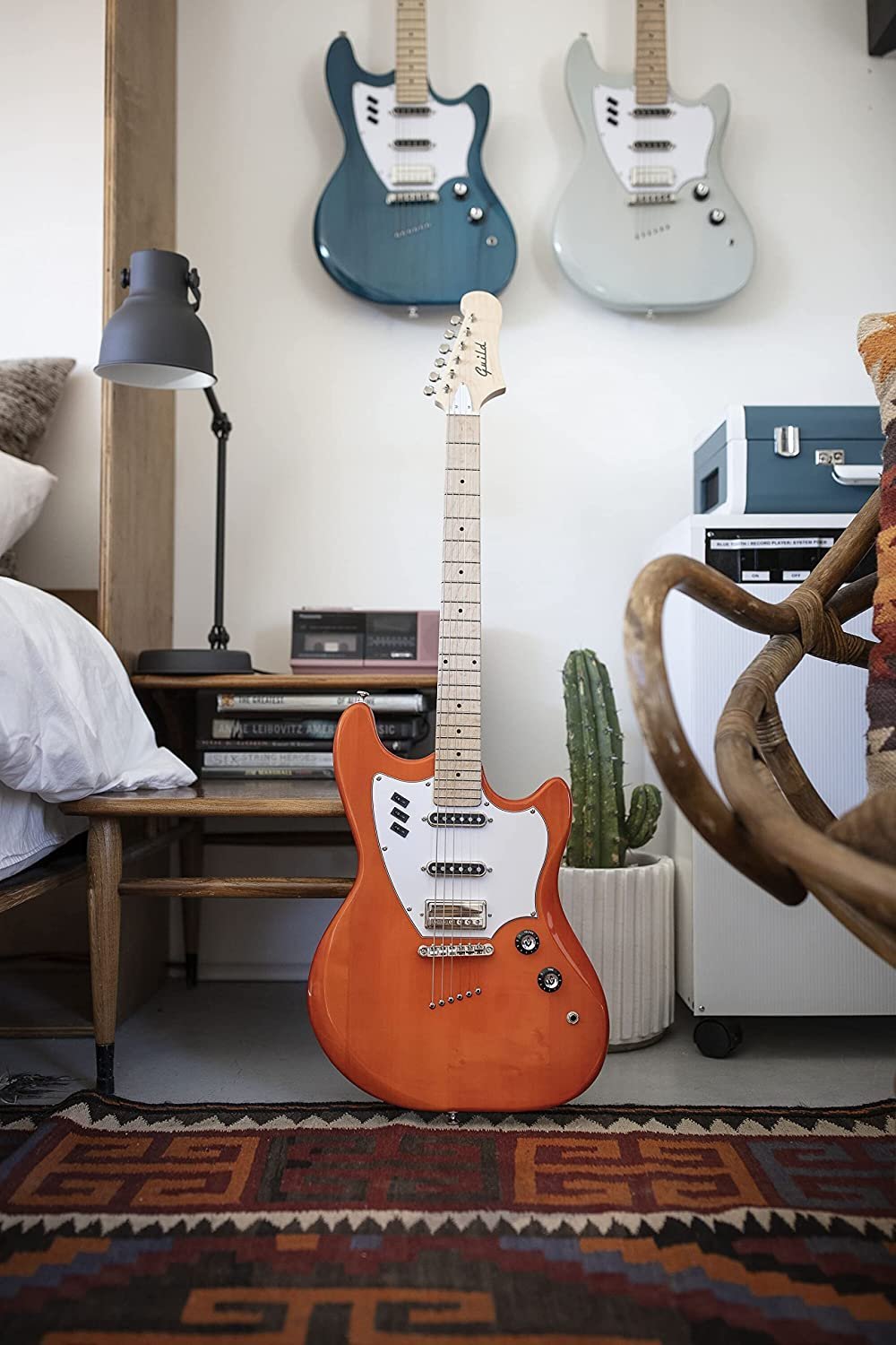 Guild Surfliner Solidbody Electric Guitar - Sunset Orange