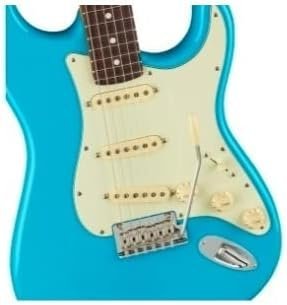 Fender 6 String Solid-Body Electric Guitar, Right, Miami Blue (0113900719)