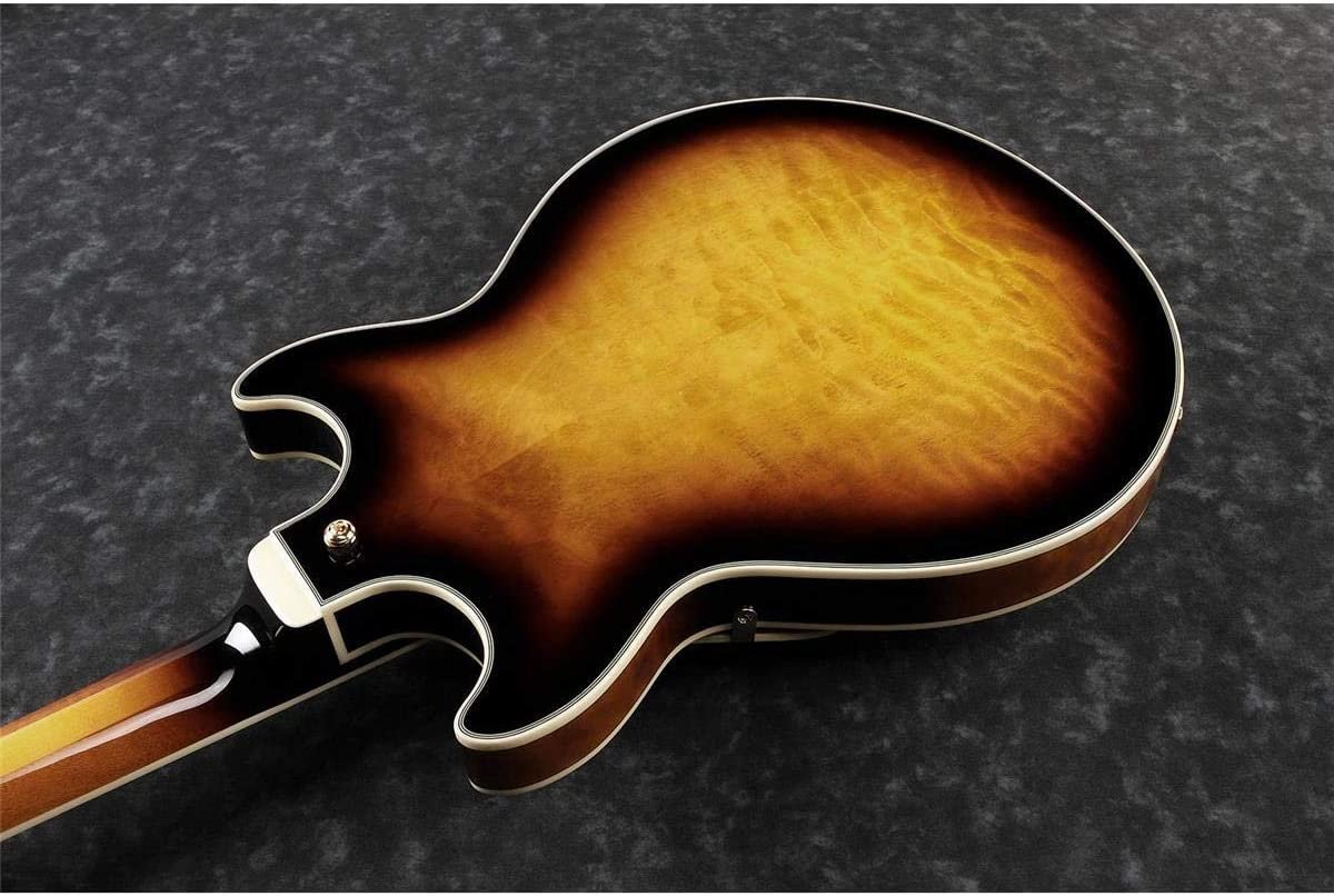 Ibanez AM93QM Artcore Expressionist Semi-Hollow Body Antique Yellow Sunburst