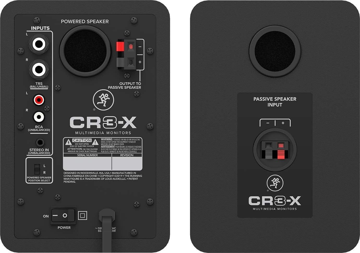 Mackie CR3-X 3 inch Multimedia Monitors