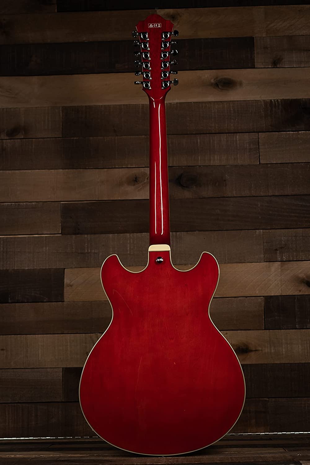Ibanez Artcore AS7312 12-String Semi-Hollow Electric Guitar Transparent Red
