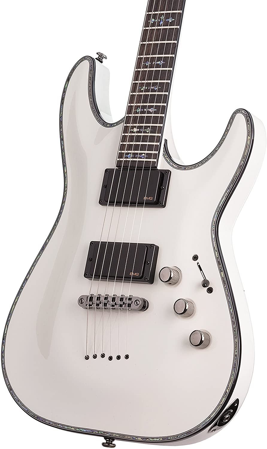 Schecter Hellraiser C-1 Electric Guitar (Gloss White)