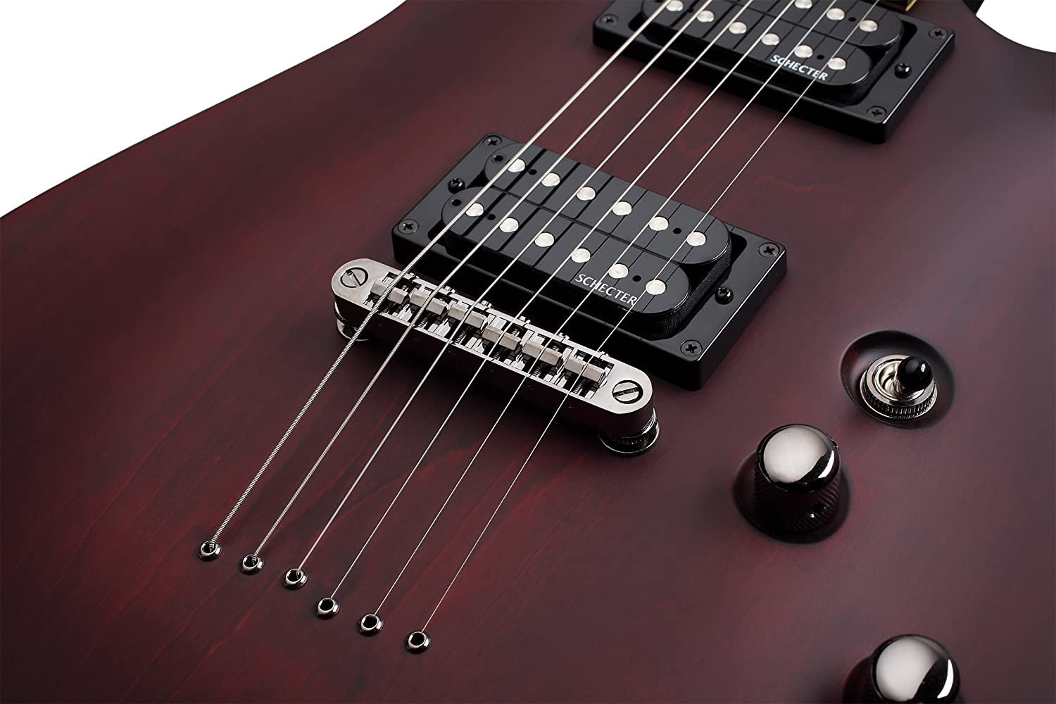 Schecter OMEN-6 6-String Electric Guitar, Black
